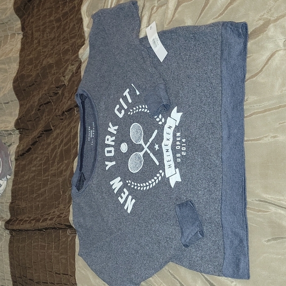 Women's blue grey Heineken US Open 2014 pullover sweater NWT - Picture 2 of 6